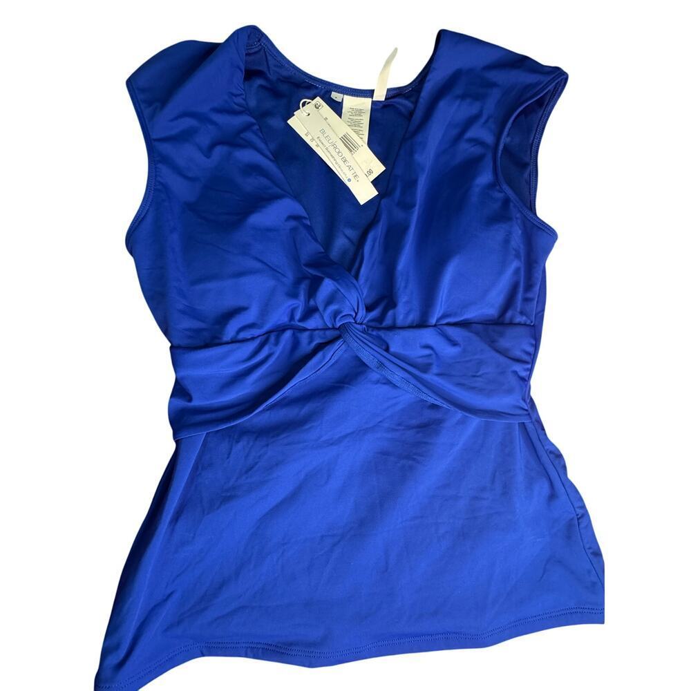 Royal blue tankini top size 4 NWT
